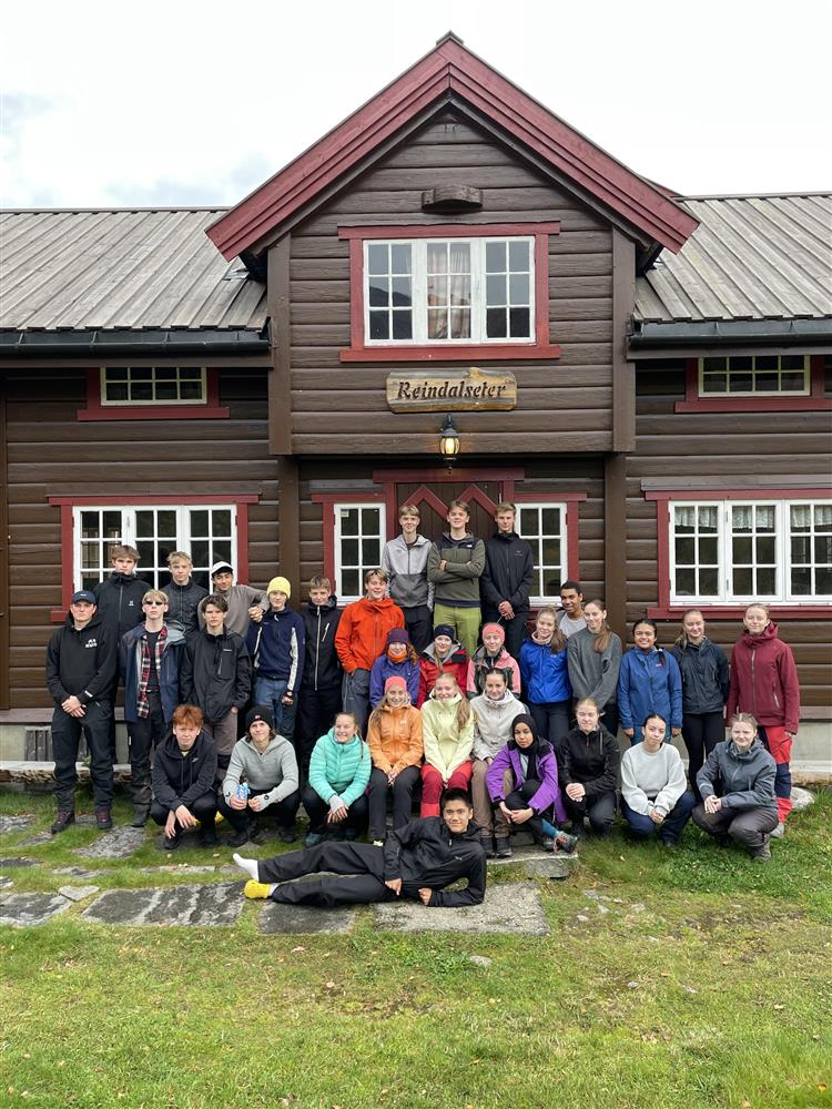 Elevar på Reindalssetra - Klikk for stort bilete
