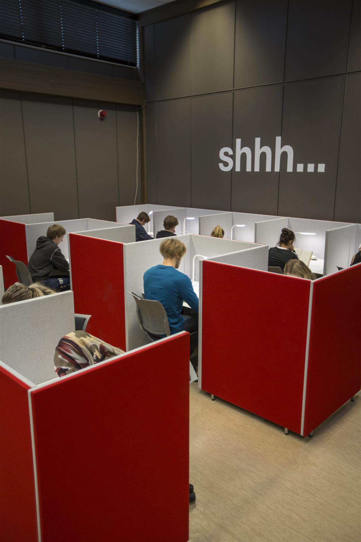 Elevar på biblioteket - Klikk for stort bilete